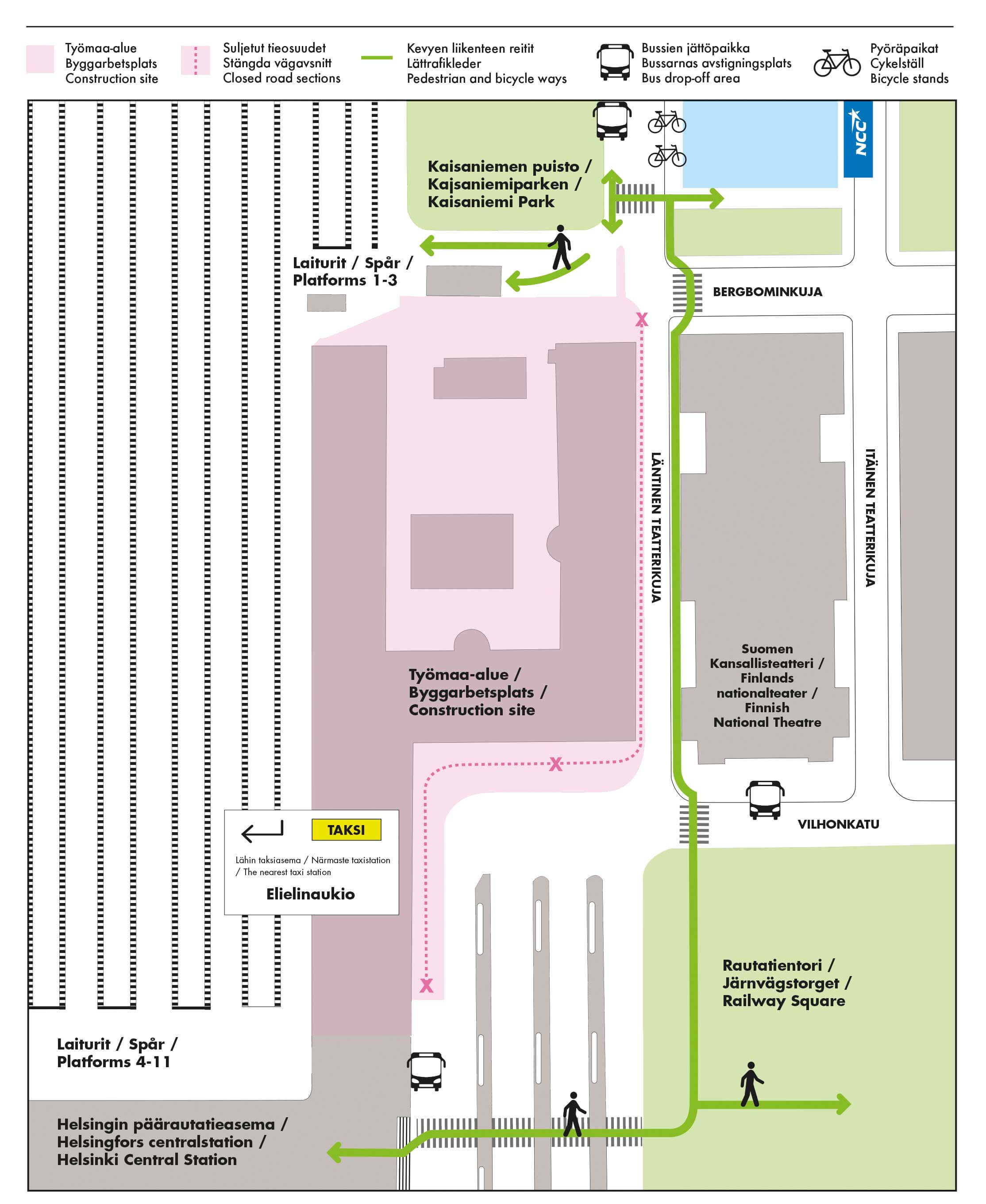 taksiasemat kartalla helsinki vantaa